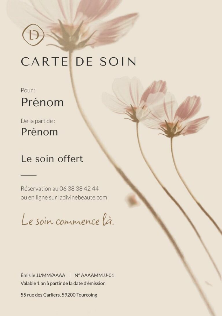 Carte de soin La Divine, visuel Le grand cosmos